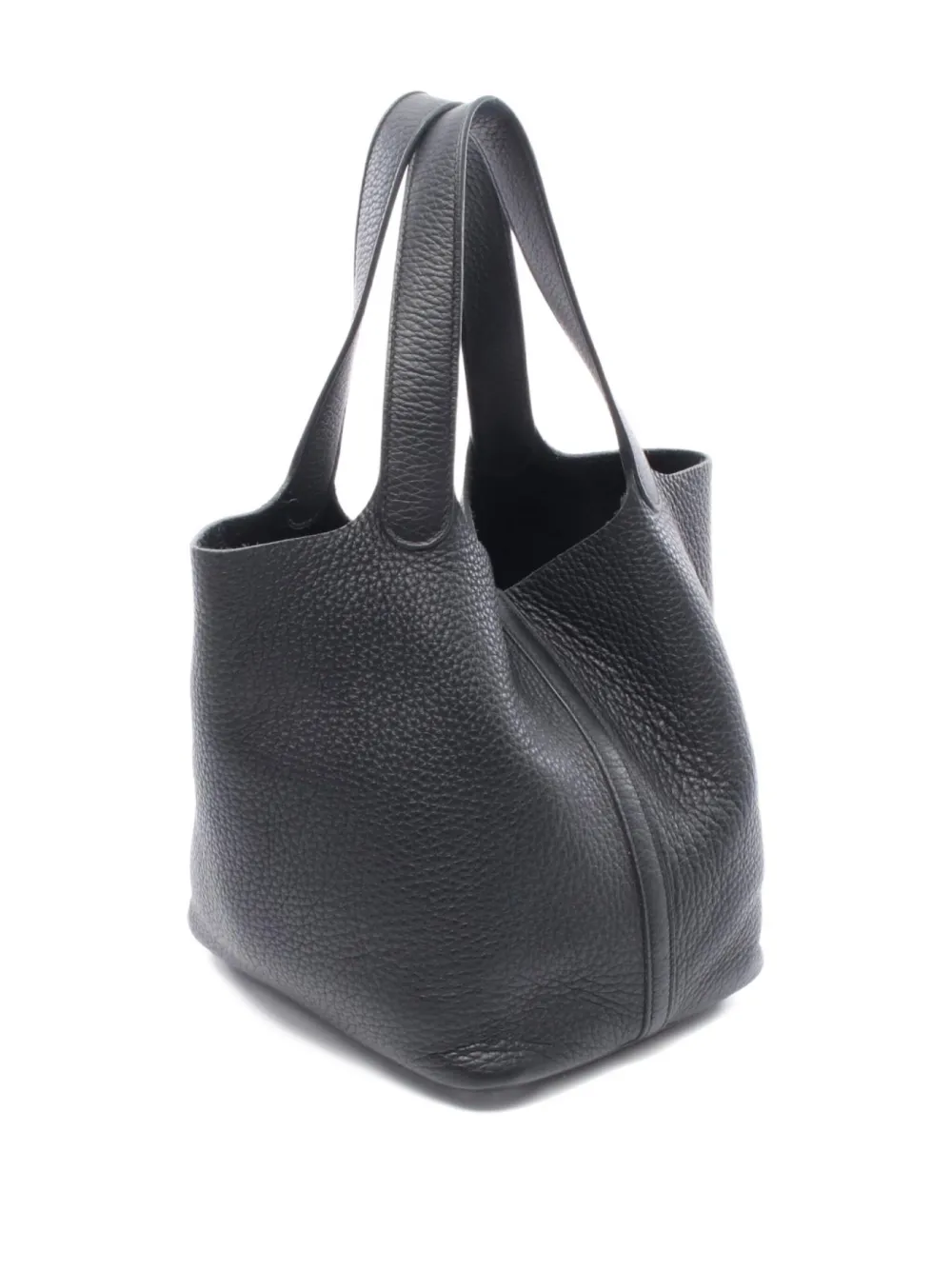 Pre-owned Hermes 2022 Picotin Mm Handbag In Black