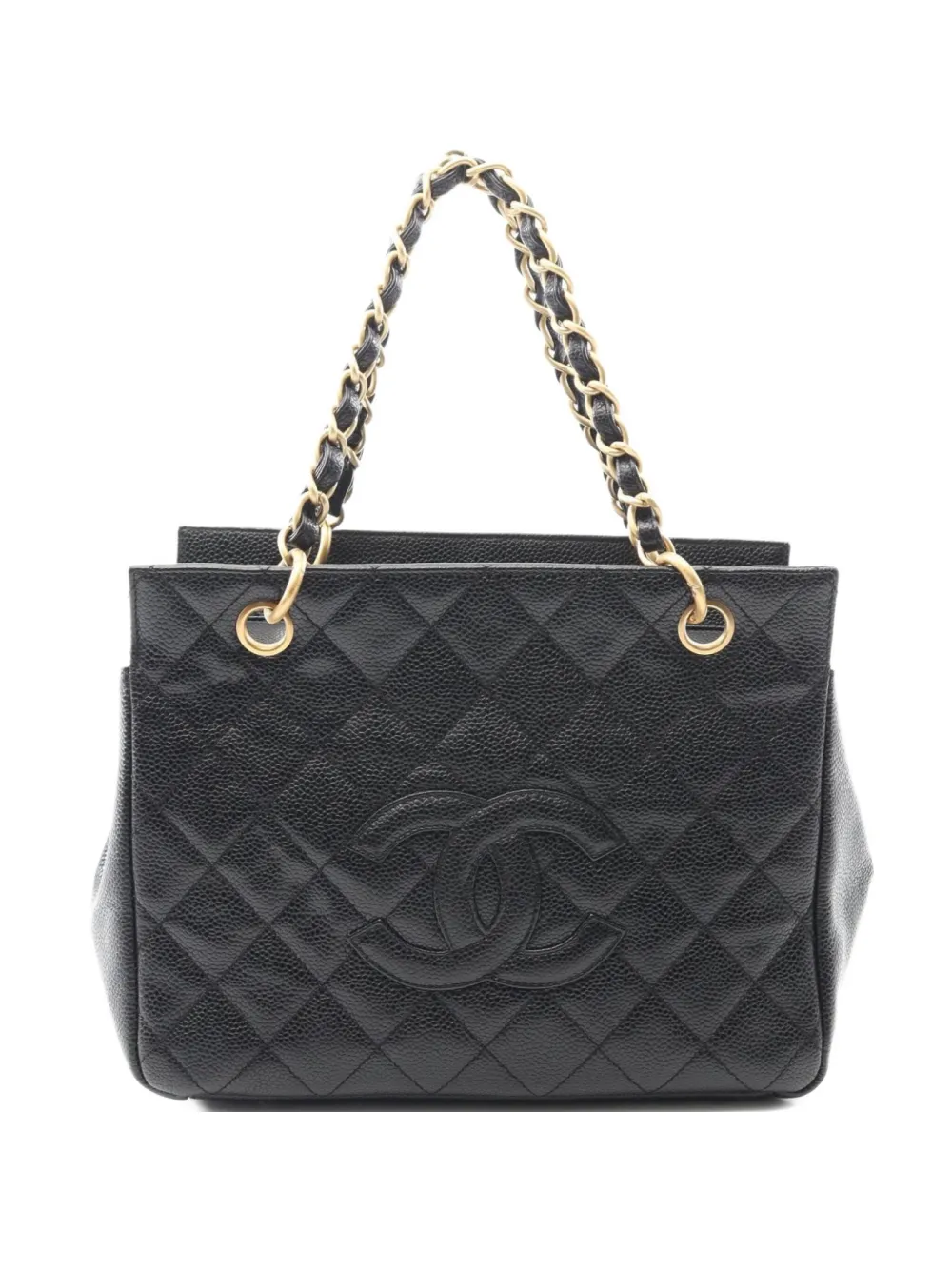 CHANEL Pre-Owned 2000-2002 matelasse chain handbag | Black | Image 1