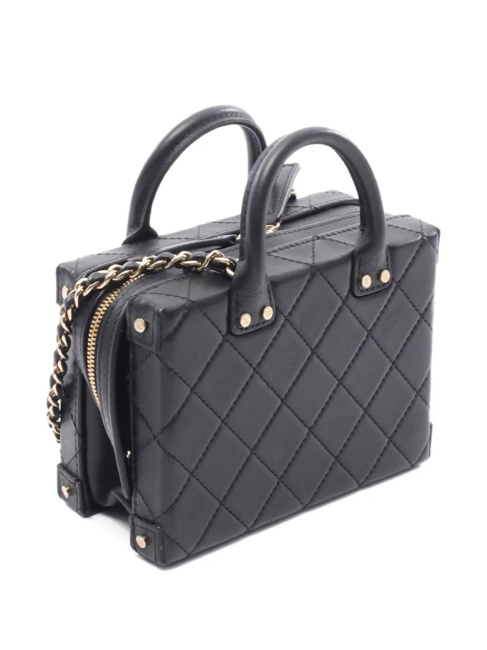 CHANEL Pre-Owned 2021s small diamond-quilted two-way vanity bag | Pre-Owned | Image 2