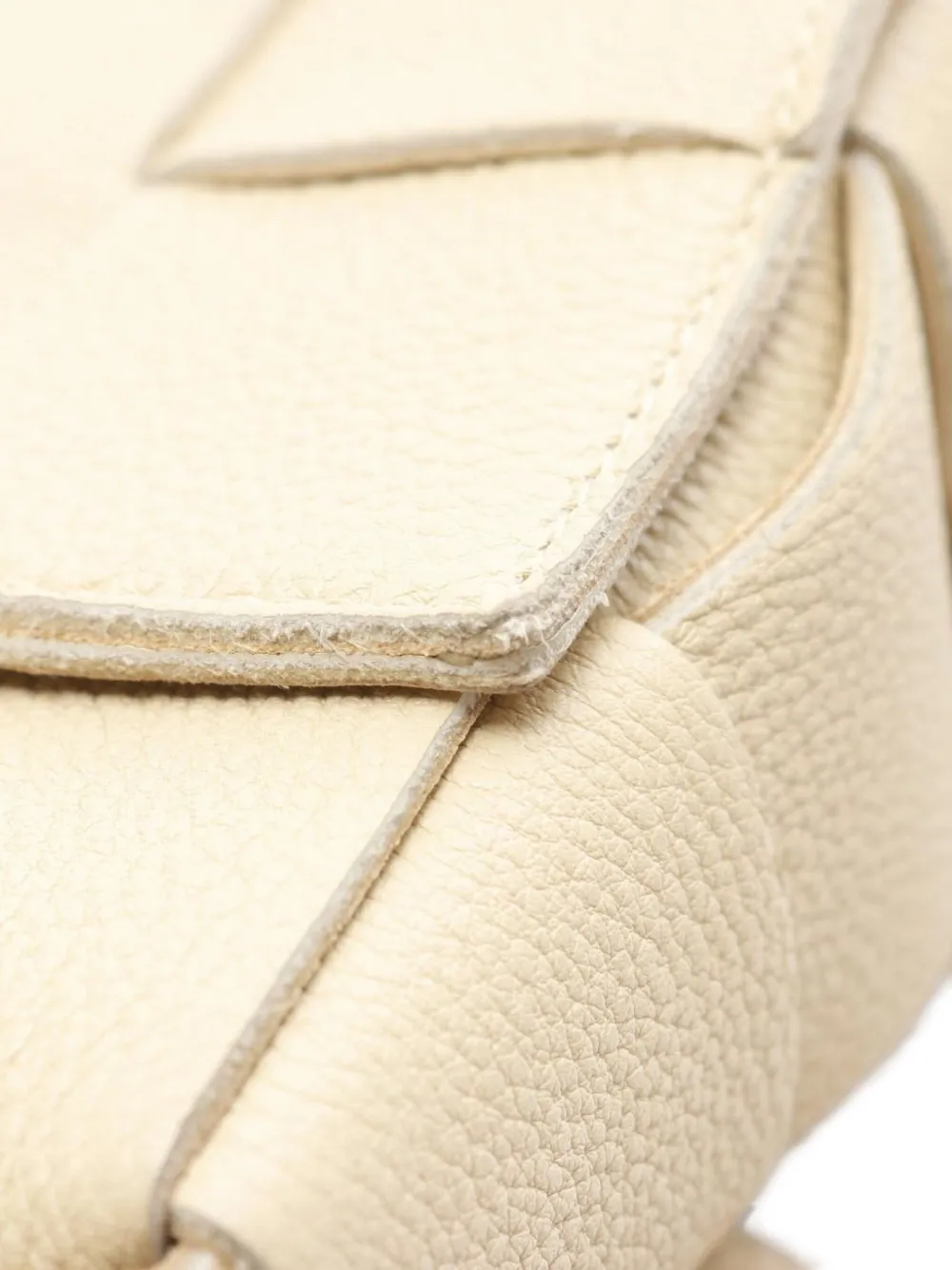 Pre-owned Bottega Veneta 2010s Intrecciato Cassette Shoulder Bag In Neutral