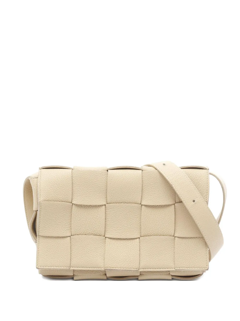 Bottega Veneta Pre-Owned 2010s Intrecciato cassette shoulder bag | Neutrals | Image 1