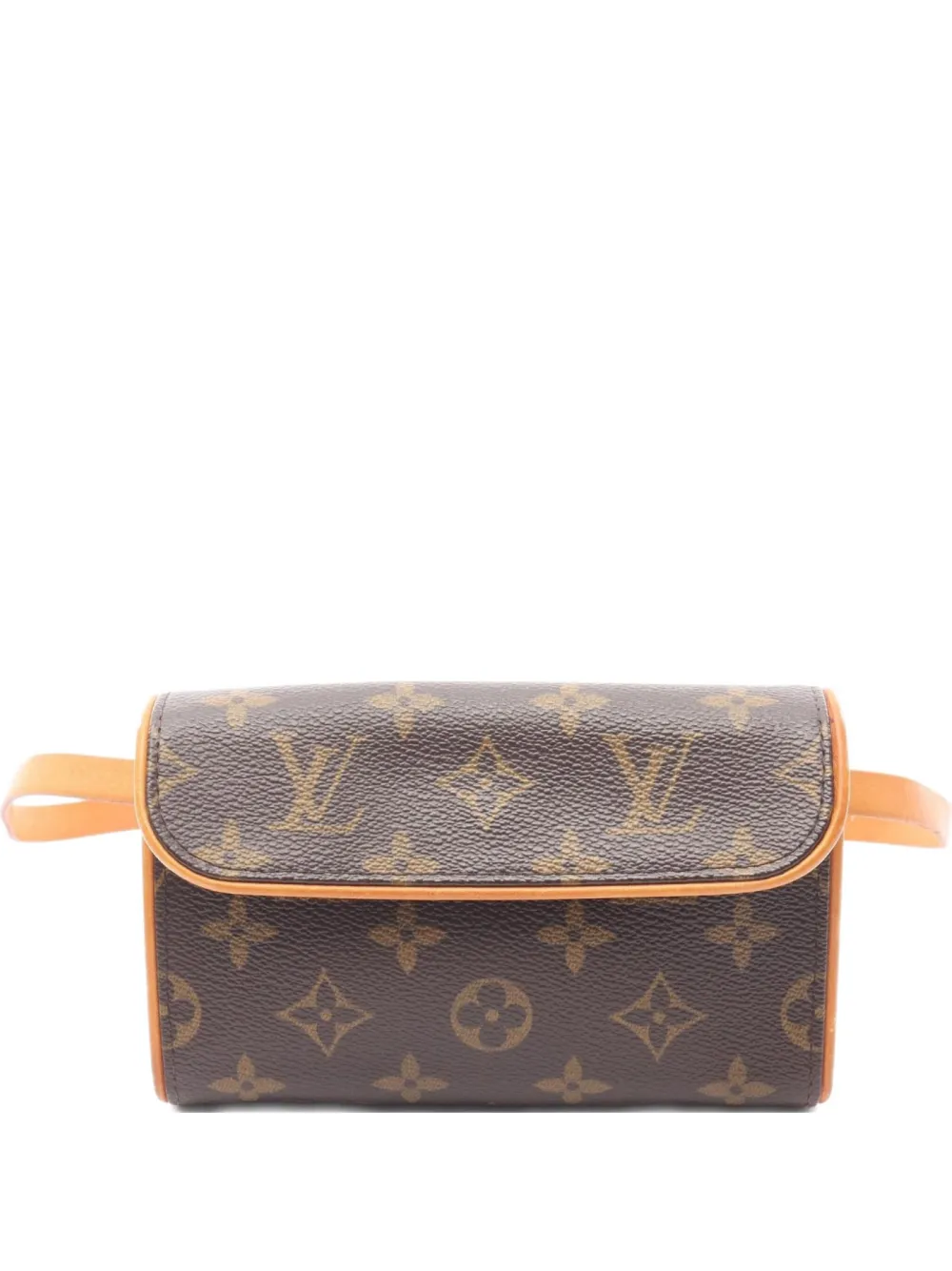 Pre-owned Louis Vuitton 2004 Pochette Florentine Belt Bag In Brown