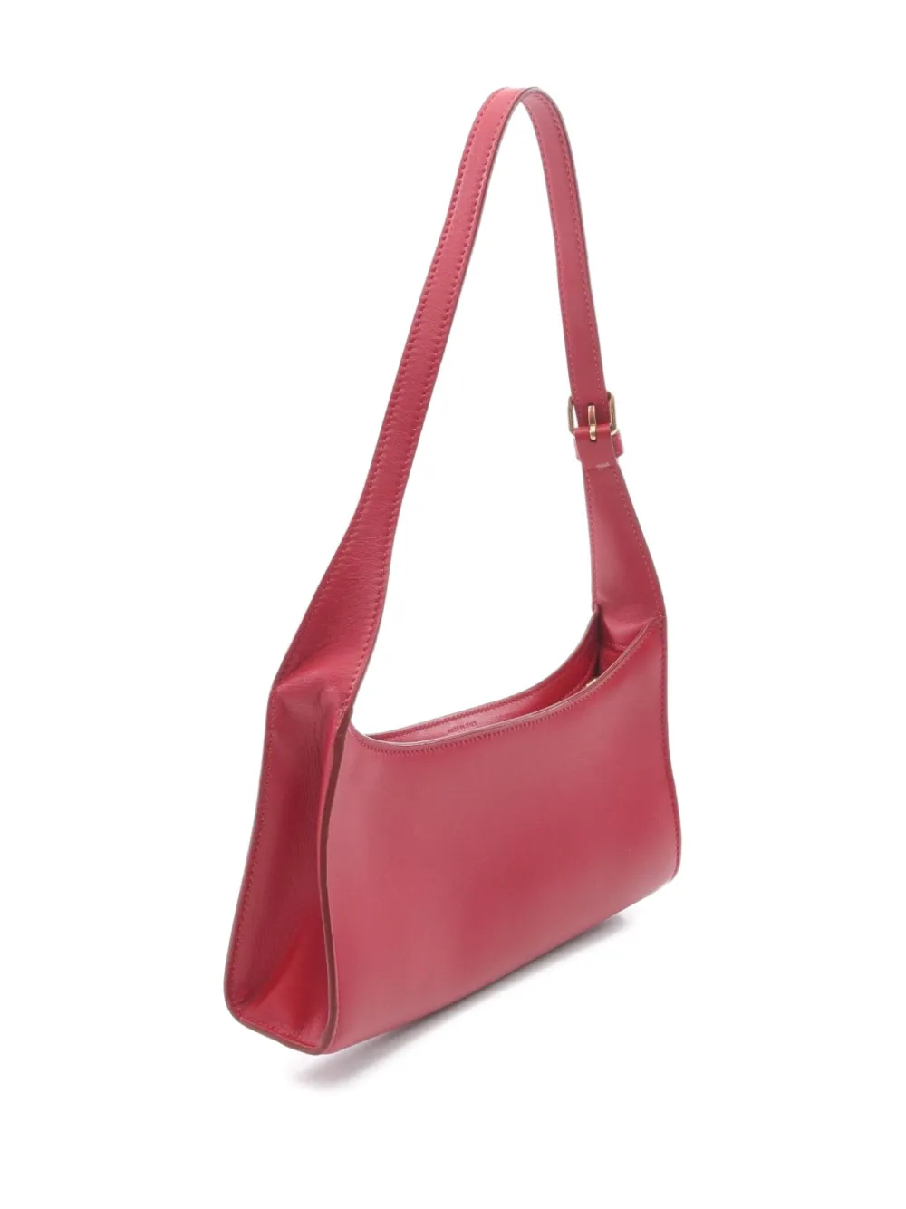 Pre-owned Celine 2010s Triomphe Leather Shoulder Bag In Red