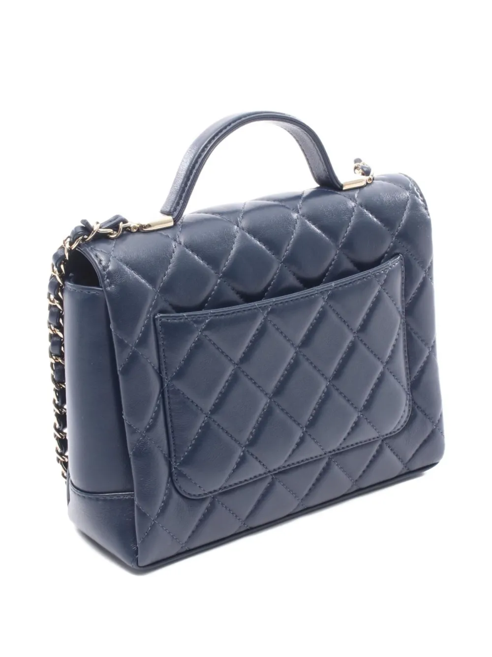 Pre-owned Chanel 2021 Classic Flap Two-way Handbag In Black