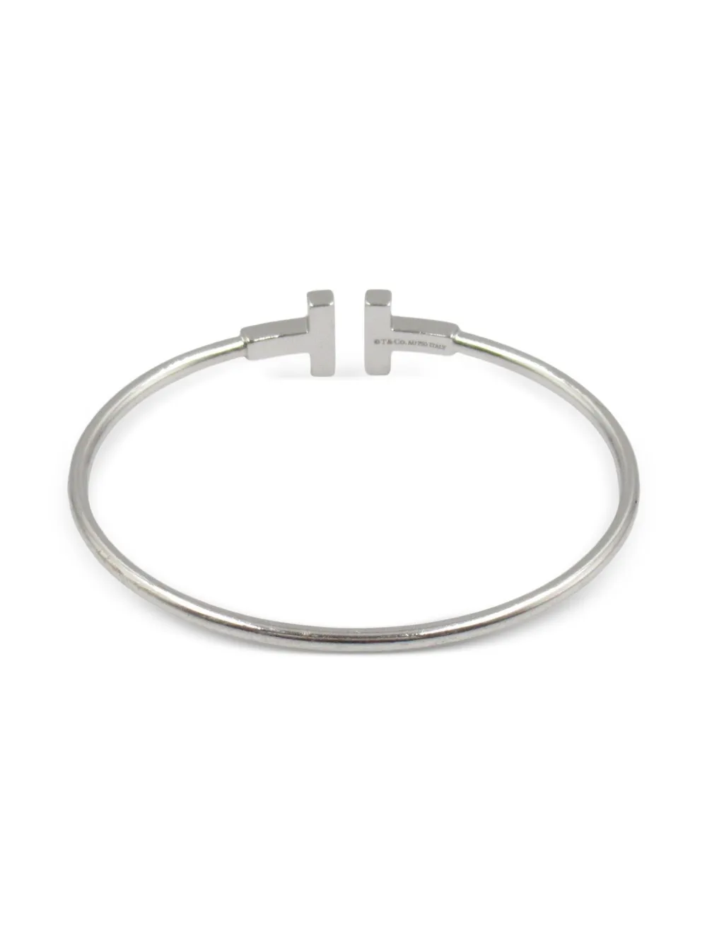 Tiffany & Co. Pre-Owned 2010s 18K white gold T-Wire diamond bracelet | Image 2