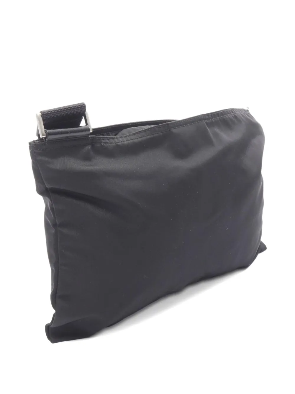 Pre-owned Prada 2000s Re-nylon Shoulder Bag In Black