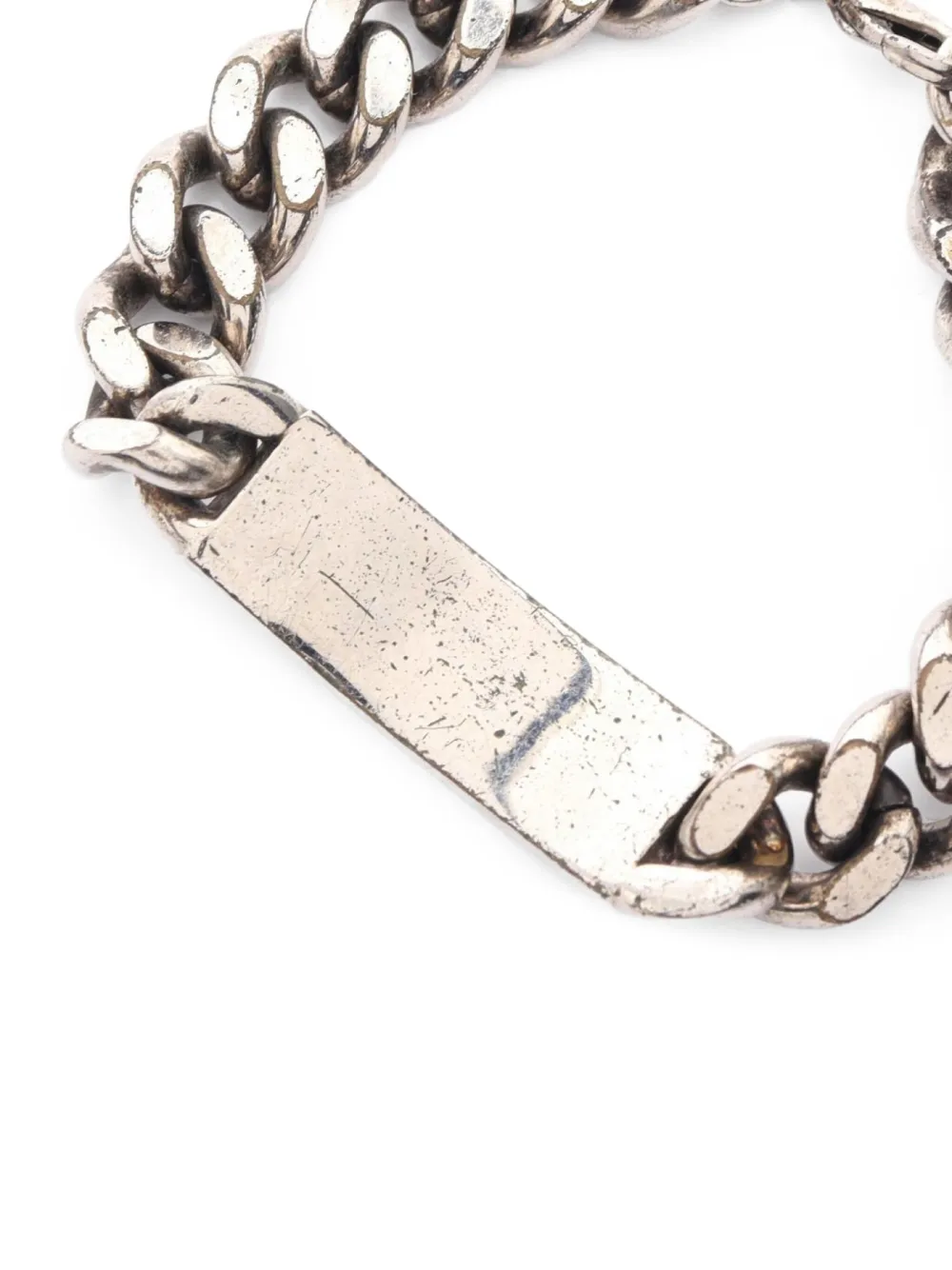 Christian Dior Pre-Owned 2000s Couture curb-chain plaque bracelet | Image 2