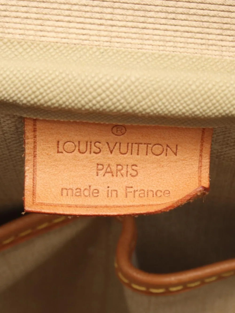 Pre-owned Louis Vuitton 2004 Monogram Deauville Handbag In Brown