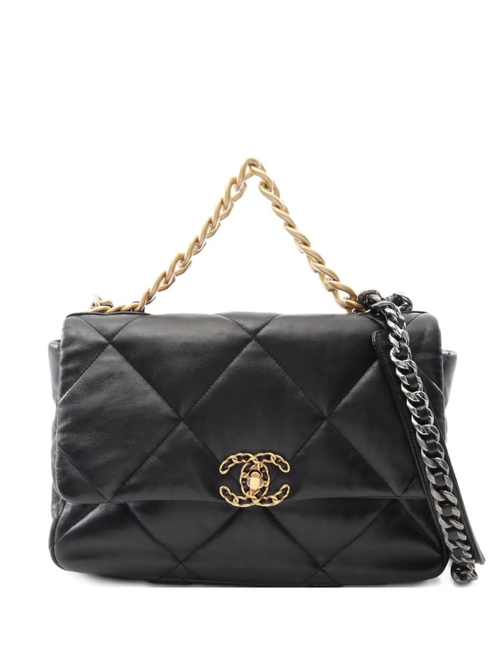 CHANEL Pre-Owned 2021 19 ショルダーバッグ - ブラック