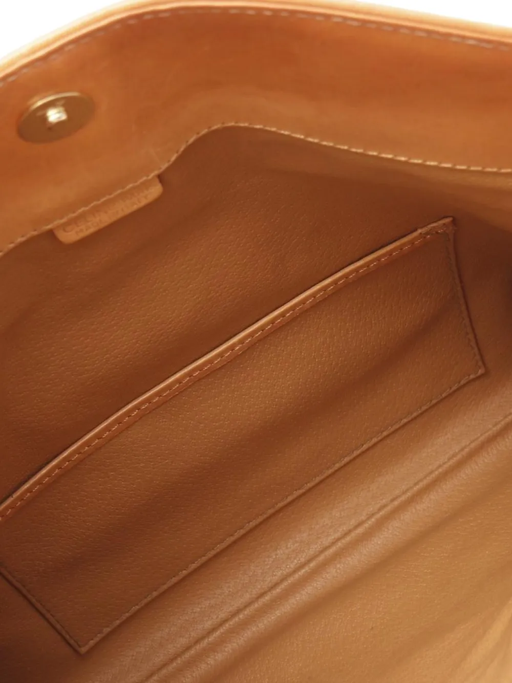 Pre-owned Celine 2000s Macadam Clutch Bag In Brown