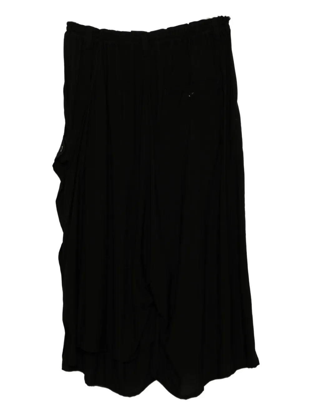 Y's hard-twist trousers - Zwart