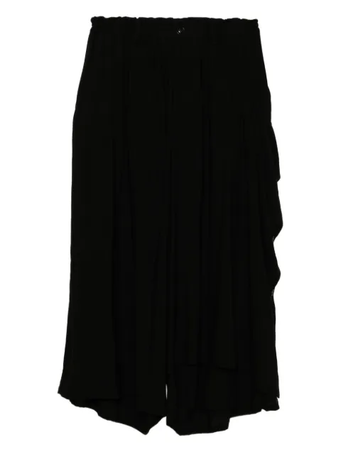 Y's hard-twist trousers
