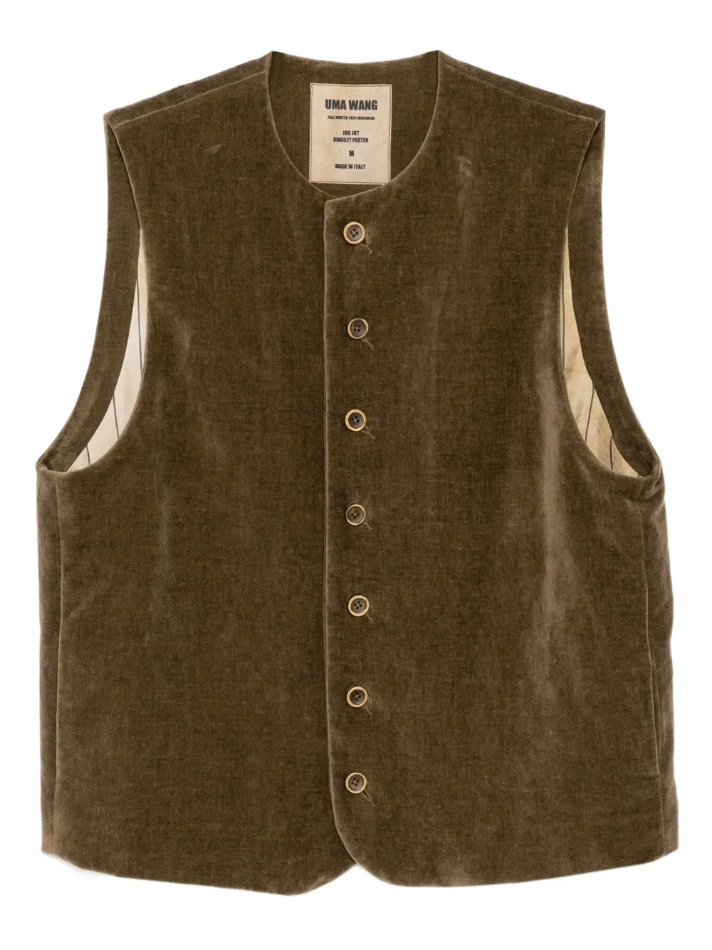 Uma Wang sleeveless jacket | Neutrals | Image 1