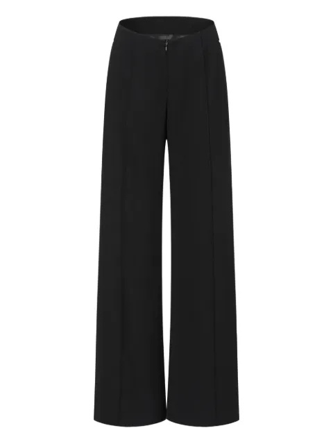 OUDE WAAG zip-front wide-leg trousers