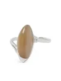 OUDE WAAG marquise-stone ring - Silver