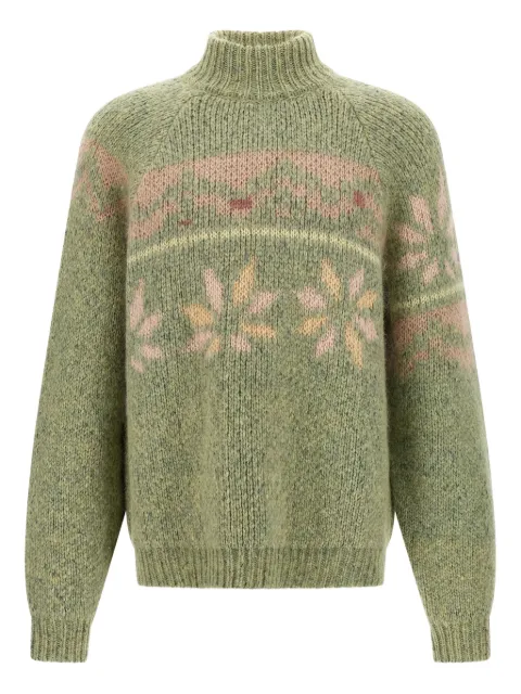 Magliano intarsia-pattern mock-neck sweater