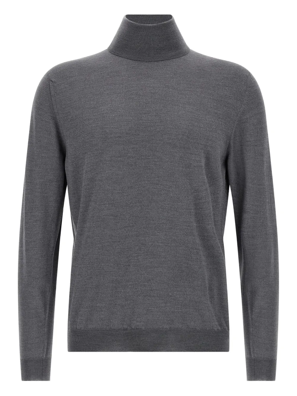 Zanone turtleneck long-sleeves sweater Grijs