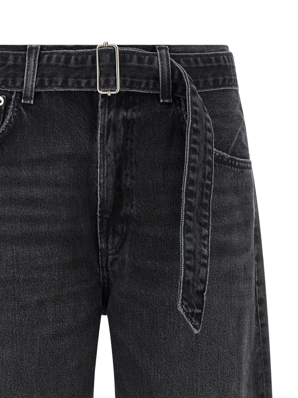 AGOLDE Jeans met ceintuur en cuffs Grijs