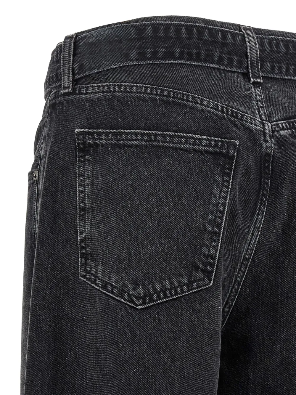 AGOLDE Jeans met ceintuur en cuffs Grijs