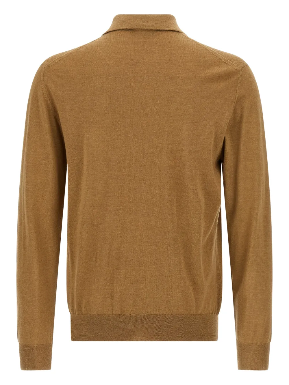 Zanone cashmere-silk blend polo-neck sweater - Bruin