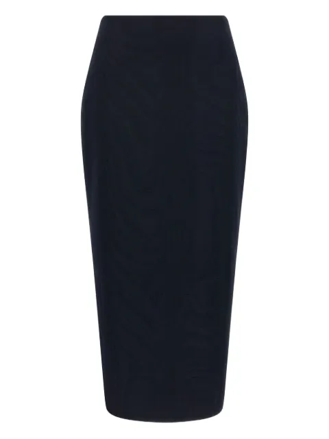 Blazé Milano Sharewood Sussex jacquard high-waist midi skirt
