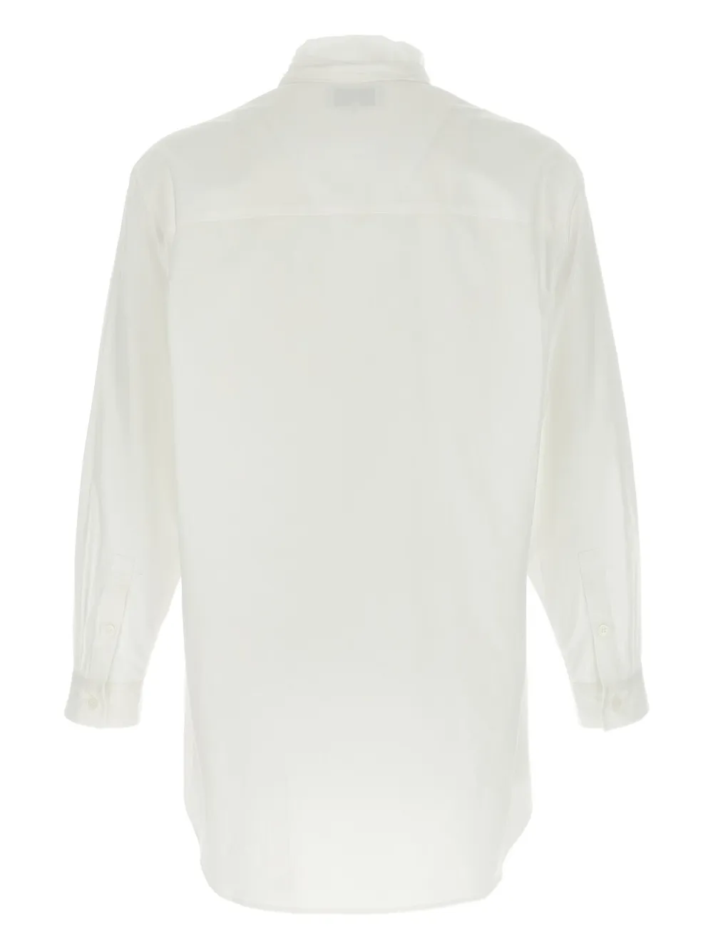 Yohji Yamamoto lavallière collar shirt - White