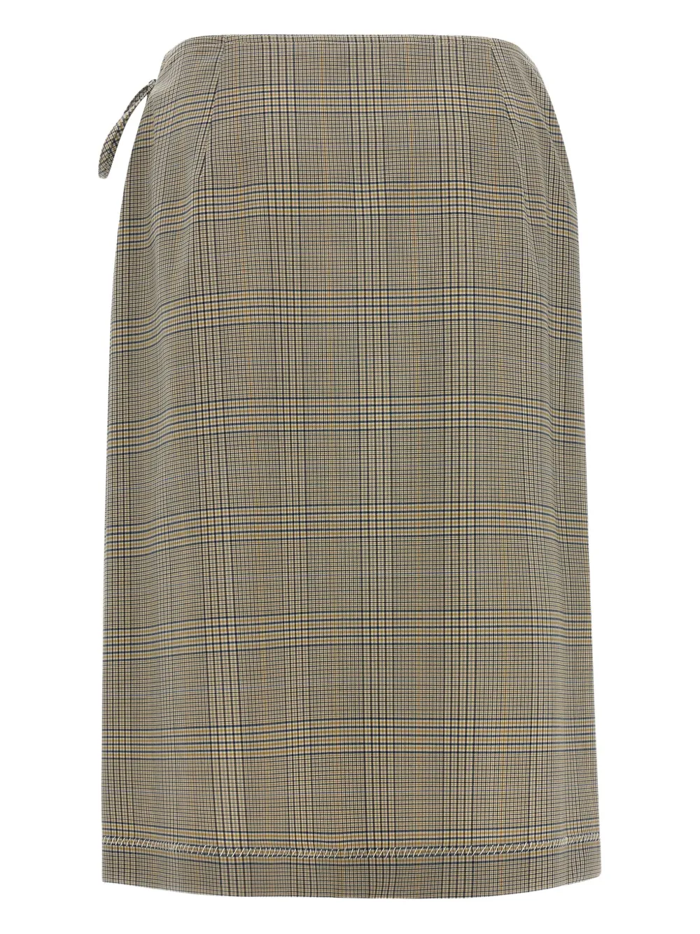 Marni pleated wrap skirt - Grijs