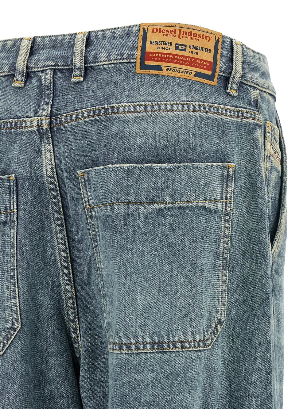 Diesel Cargo jeans met meerdere vakken Blauw
