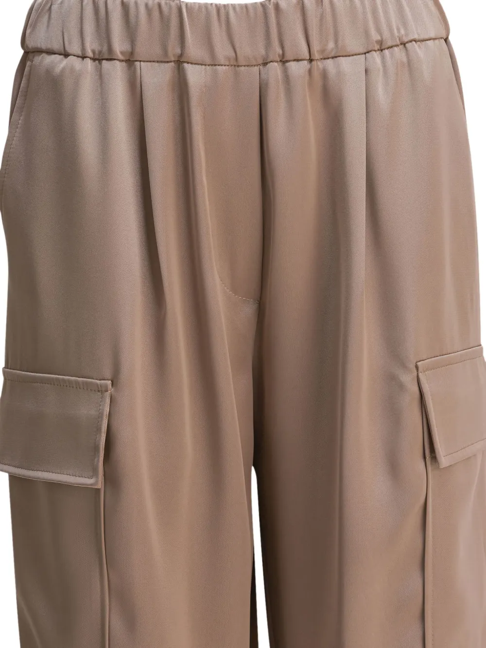 Semper Cargo broek met elastische taille Beige