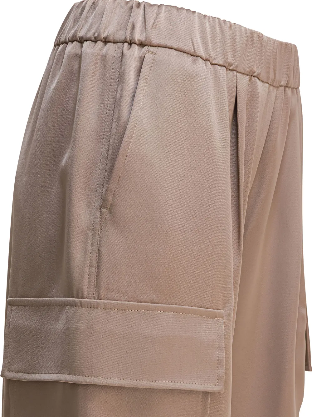 Semper Cargo broek met elastische taille Beige