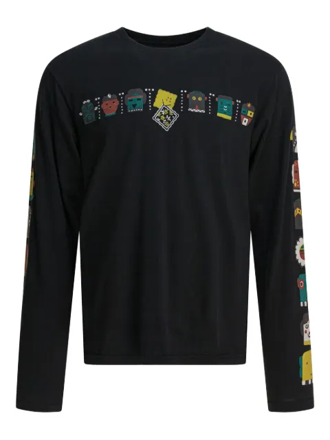 KAPITAL graphic-print long-sleeved T-shirt