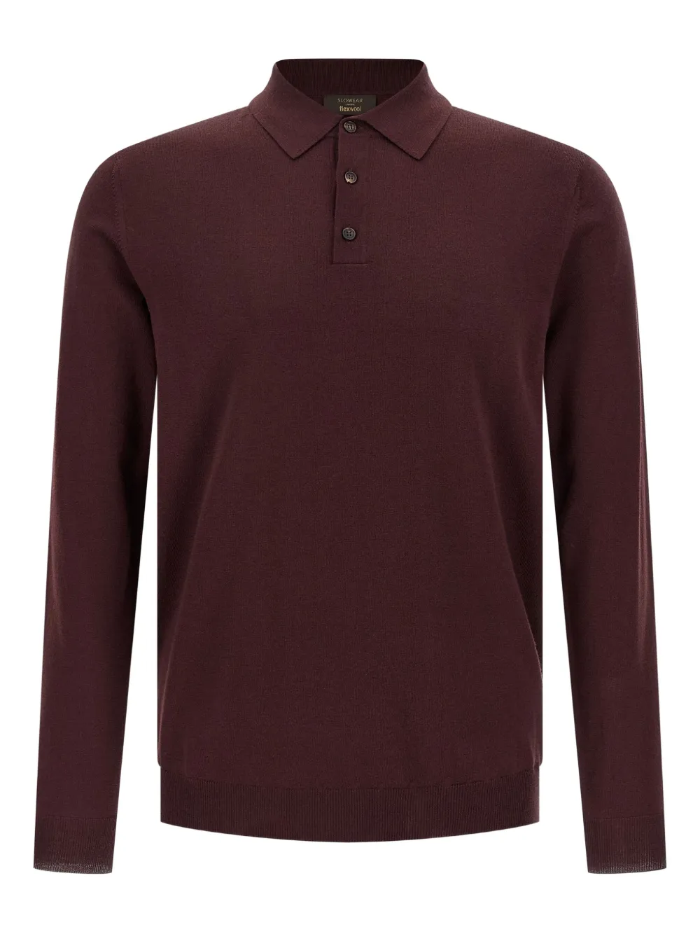 Zanone long-sleeves polo-neck sweater Rood