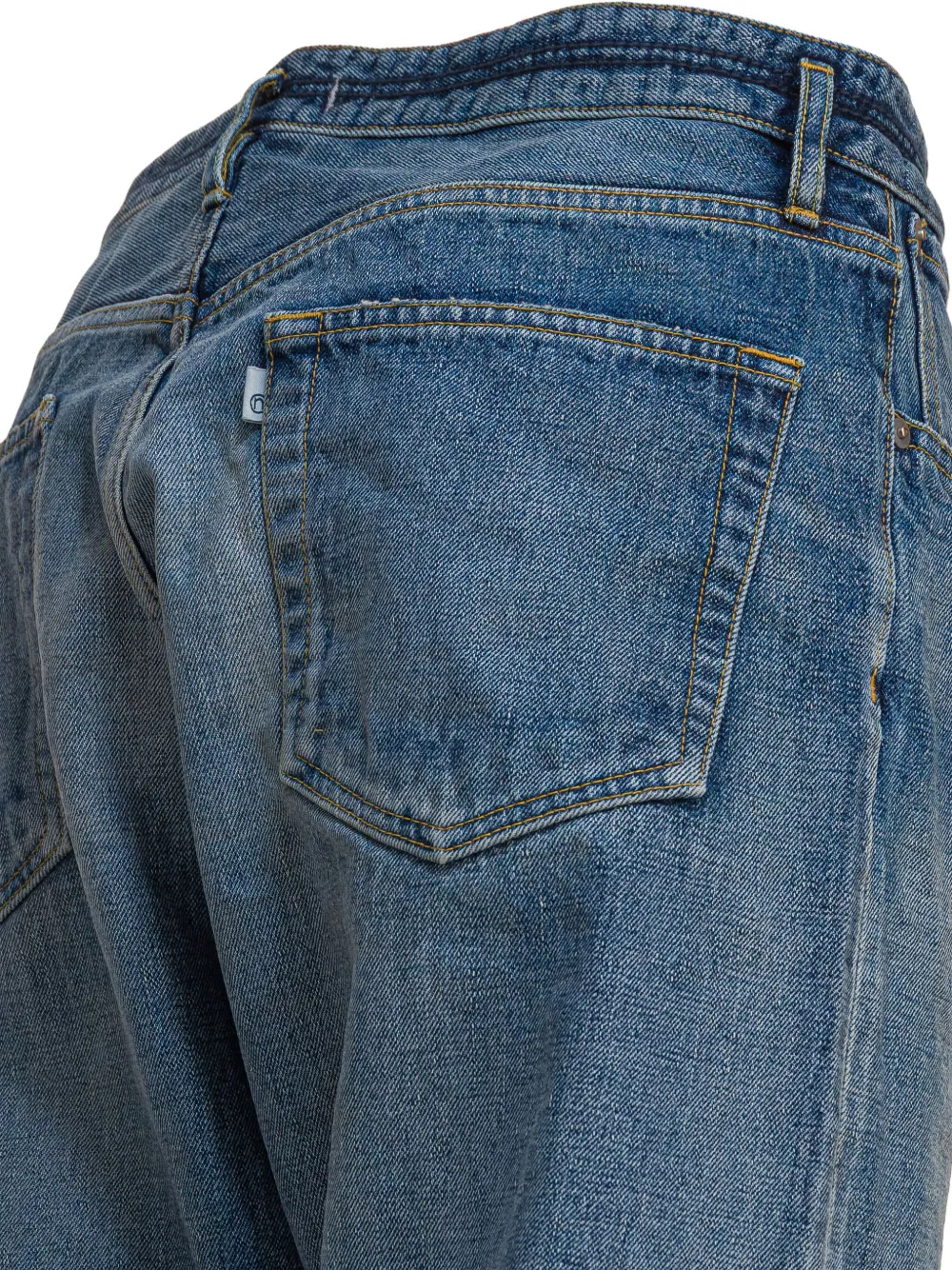 Nonnative Button-fly Straight-leg Jeans In Blue