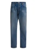 nonnative button-fly straight-leg jeans - Blue