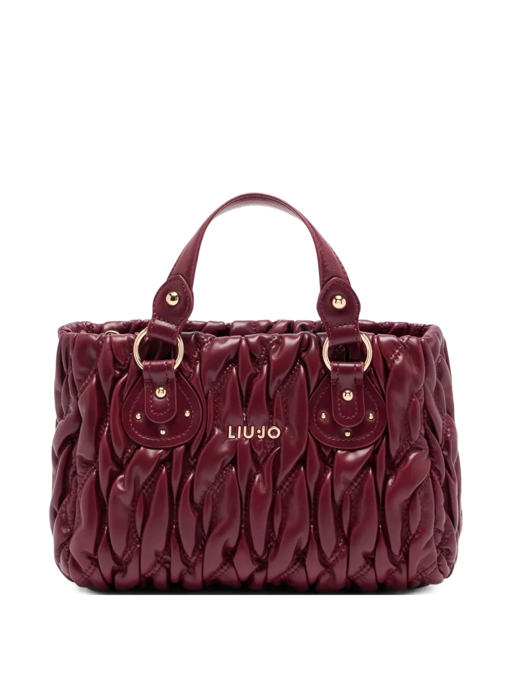 LIU JO logo-plaque tote bag | Red | Image 1
