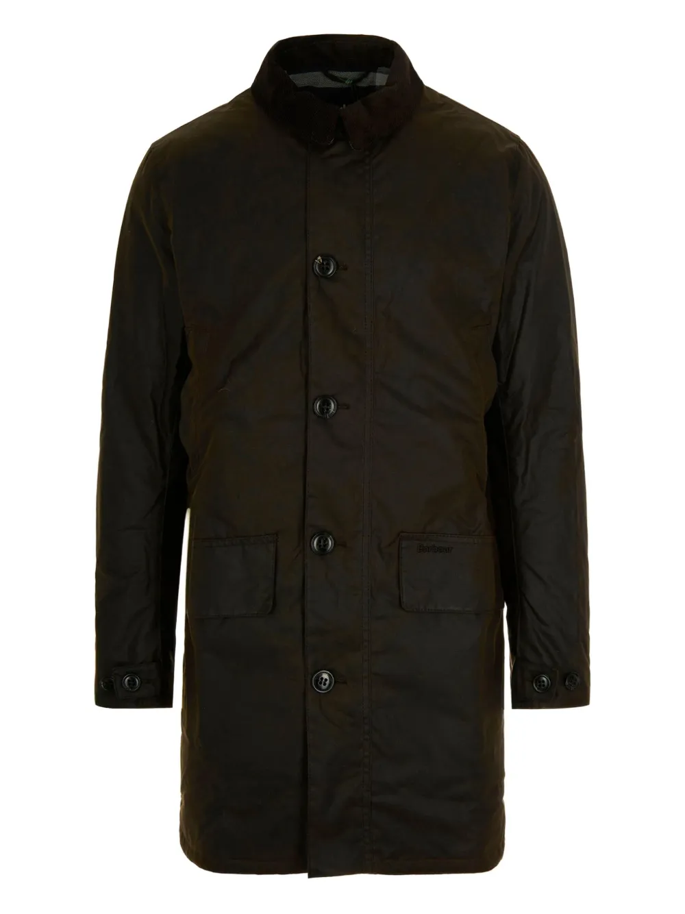 Barbour cotton buttoned coat Bruin