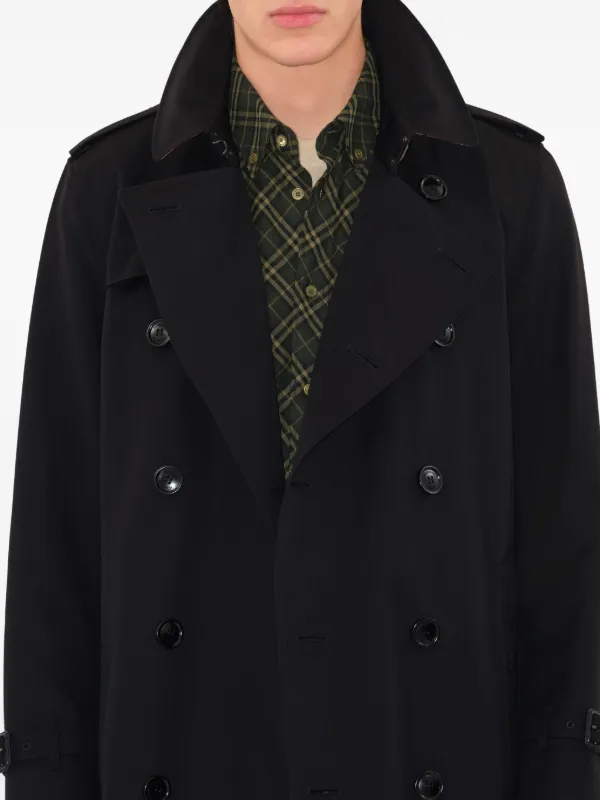 Burberry double-breasted Trench Coat | Black | FARFETCH