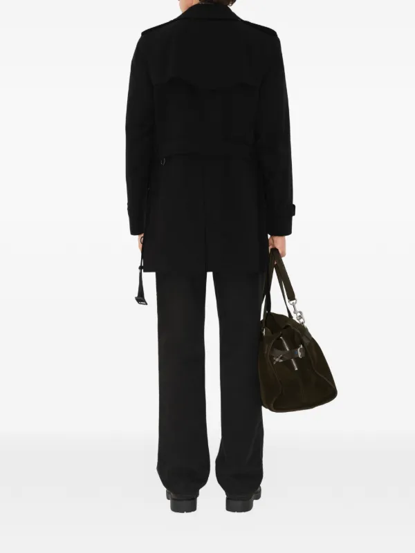 Burberry double-breasted Trench Coat | Black | FARFETCH