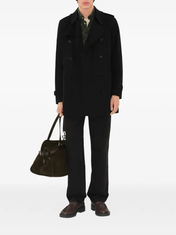 Burberry double-breasted Trench Coat | Black | FARFETCH