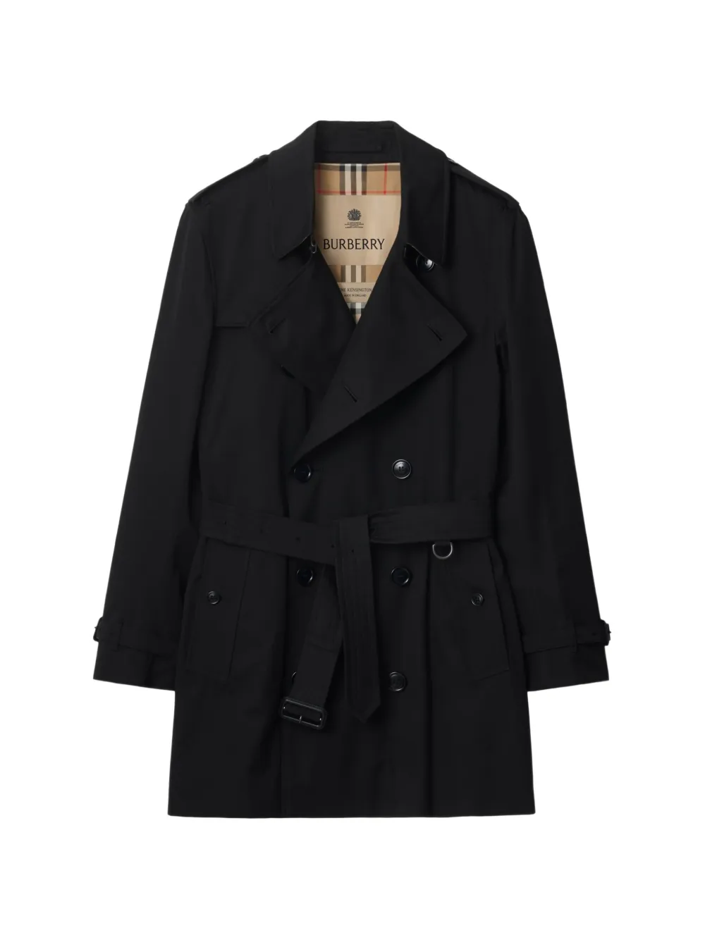 Burberry double-breasted trench coat - Black