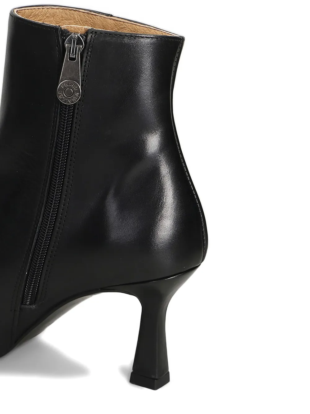 Pedro Miralles 75mm Pointed Heel Boots In Black