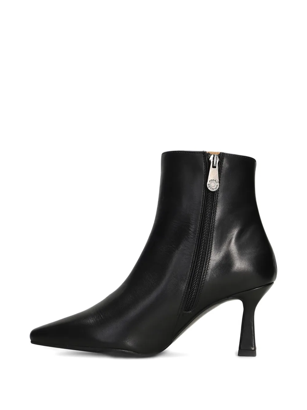 Pedro Miralles 75mm Pointed Heel Boots In Black