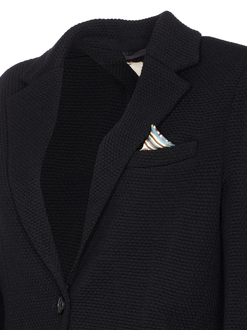 Circolo 1901 knitted button-closure blazer Zwart