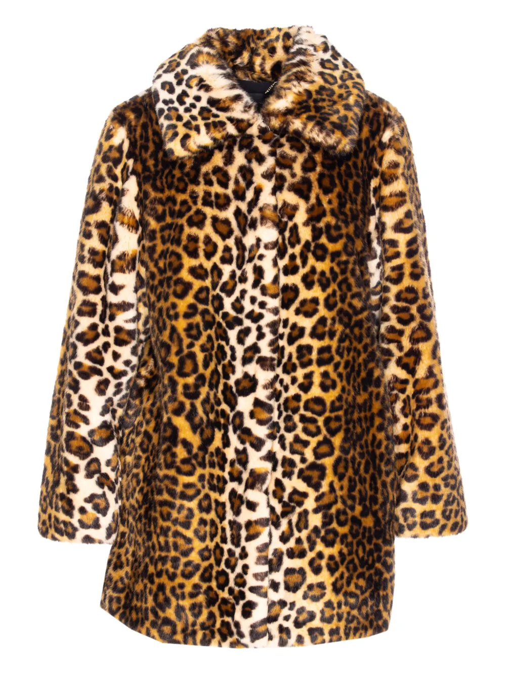 Liu •jo Leopard-print Button-fastening Jacket In Animal Print