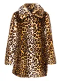 LIU JO leopard-print button-fastening jacket - Brown