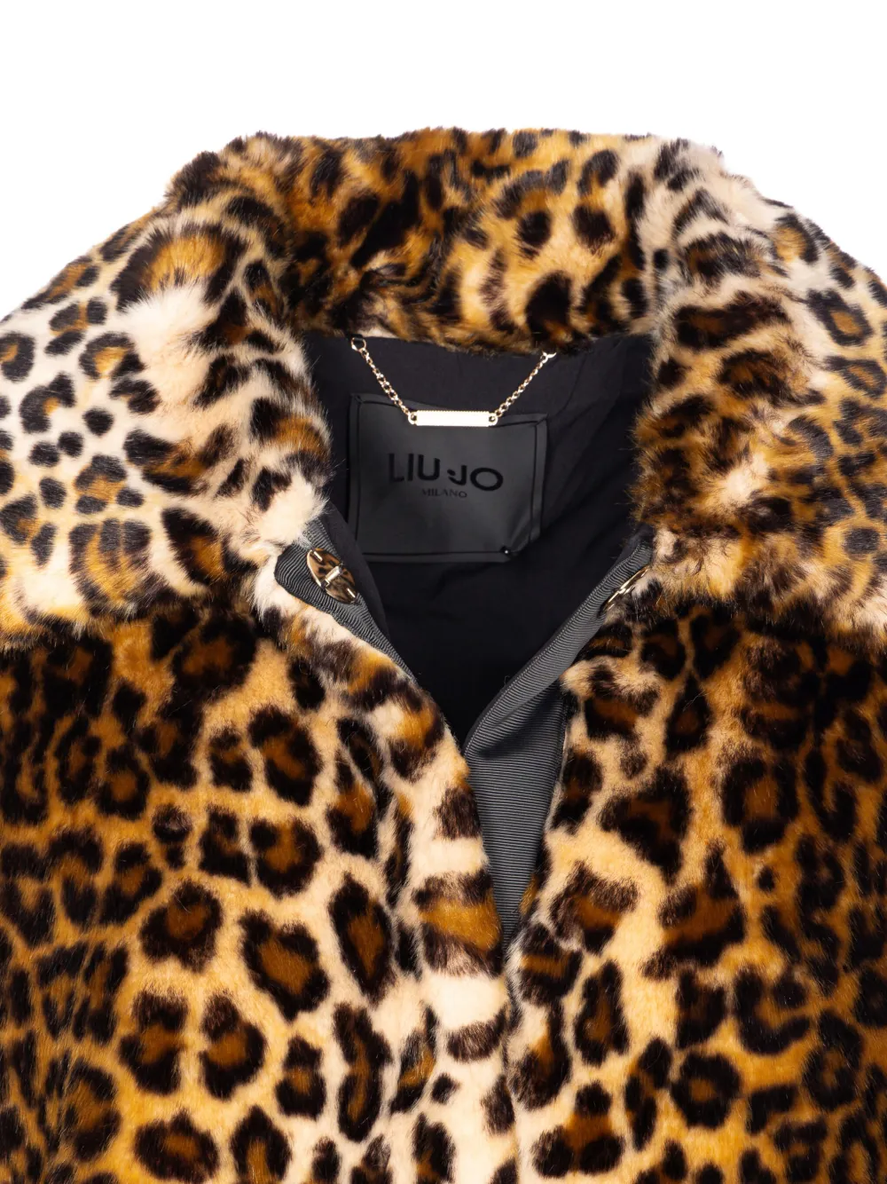Liu •jo Leopard-print Button-fastening Jacket In Animal Print