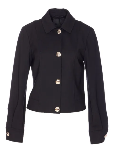 LIU JO buttoned shirt-collar jacket