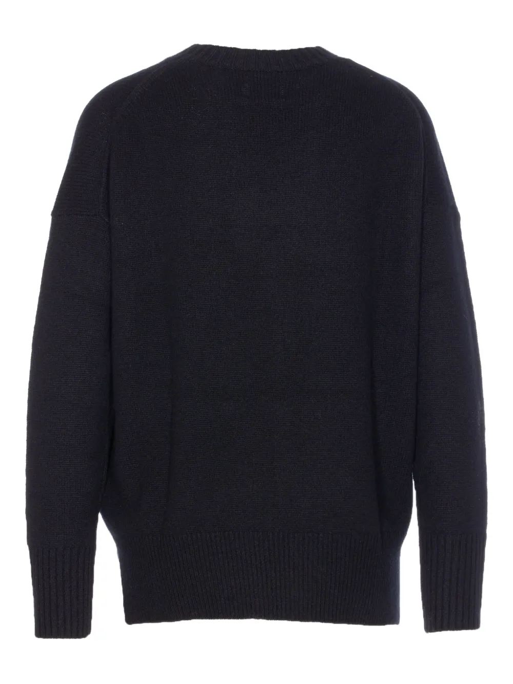 Allude Kasjmier trui met ronde hals Blauw