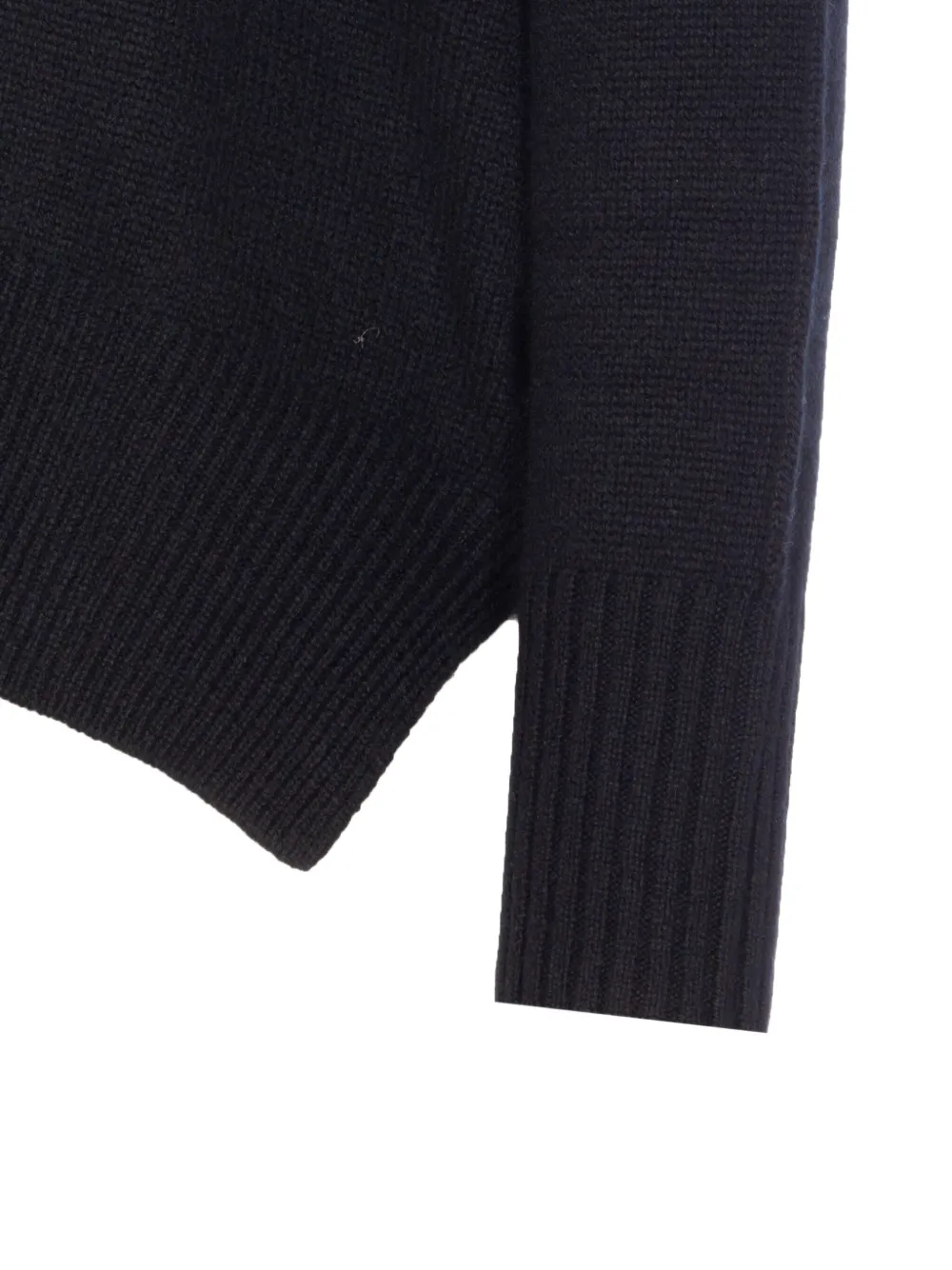 Allude Kasjmier trui met ronde hals Blauw