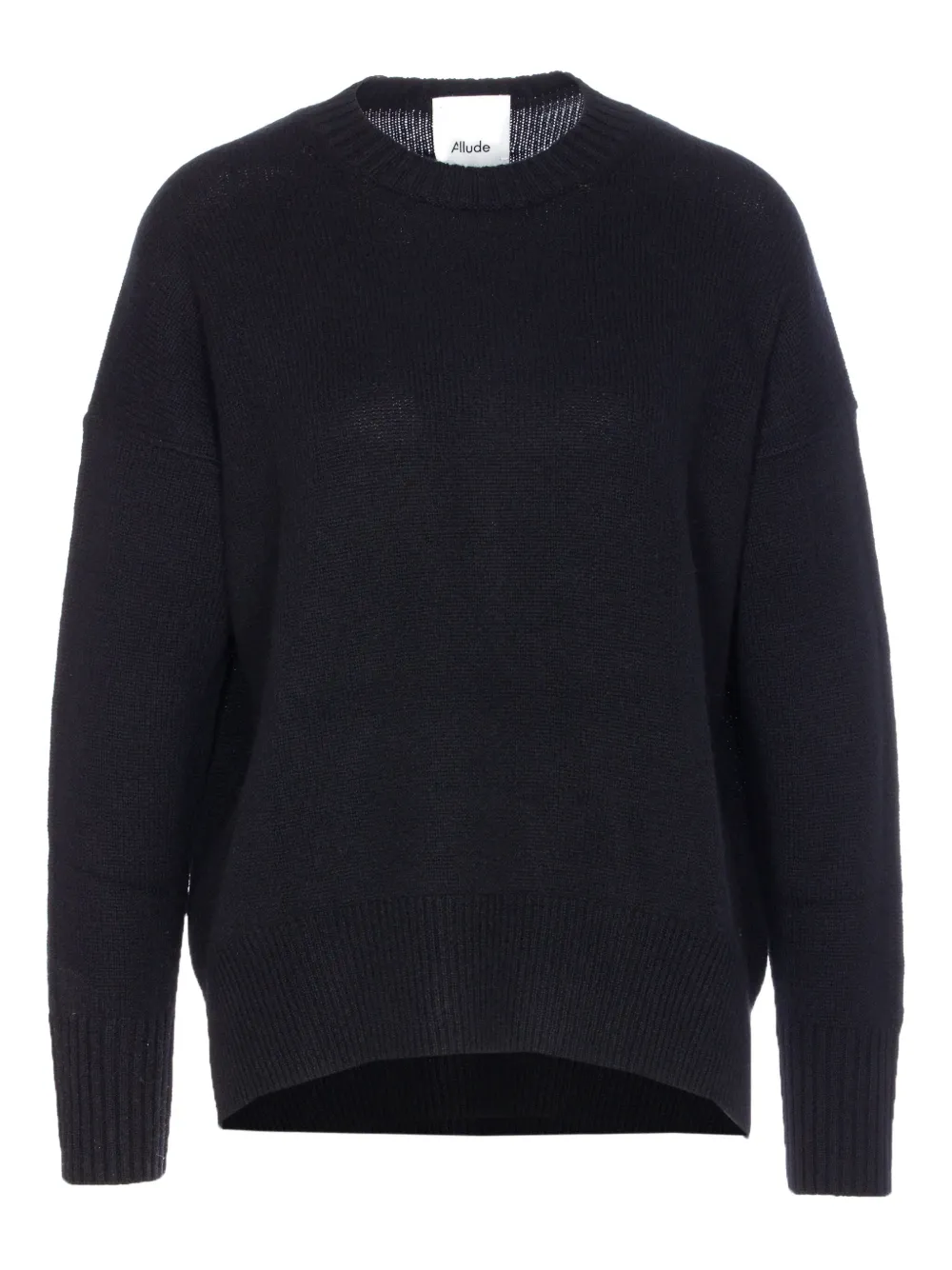 Allude Kasjmier trui met ronde hals Blauw
